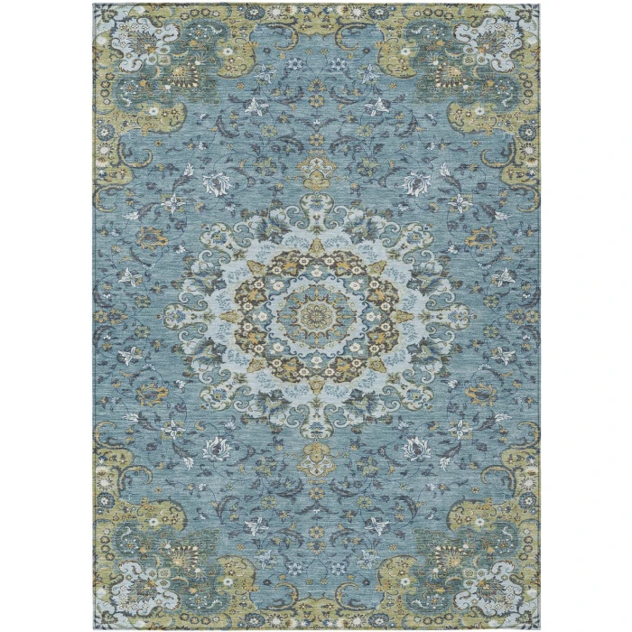 Addison Rugs Chantille Teal ACN2489 5ft. x 7ft.6in. Rect. Rug