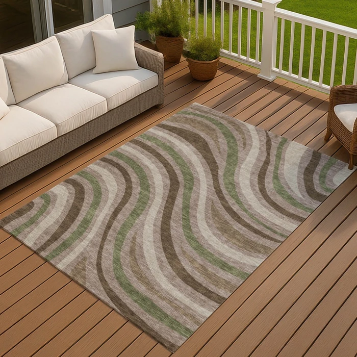Addison Rugs Chantille Brown ACN2490 8ft. x 10ft. Rect. Rug
