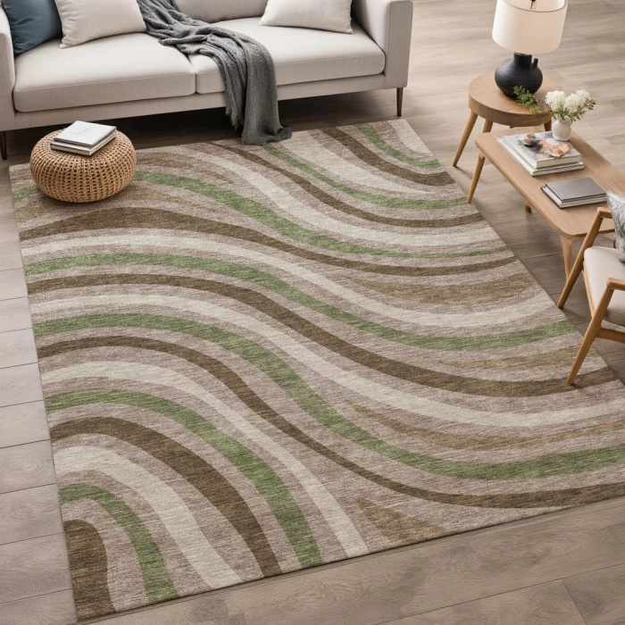 Addison Rugs Chantille Brown ACN2490 8ft. x 10ft. Rect. Rug