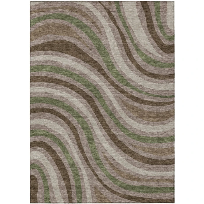 Addison Rugs Chantille Brown ACN2490 8ft. x 10ft. Rect. Rug