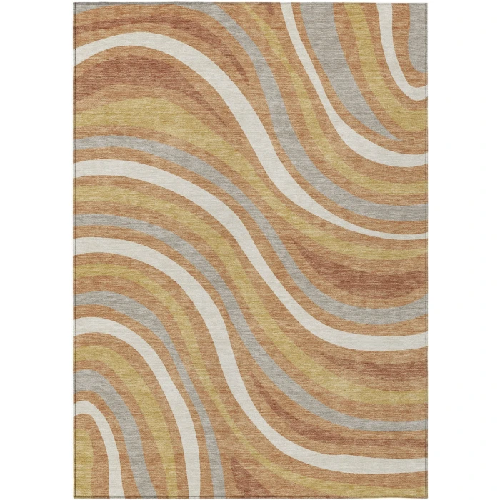 Addison Rugs Chantille Orange ACN2490 9ft. x 12ft. Rect. Rug
