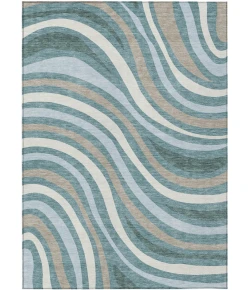 Addison Rugs Chantille Teal ACN2490 9ft. x 12ft. Rect. Rug
