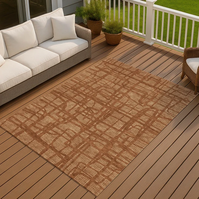 Addison Rugs Chantille Orange ACN2491 5ft. x 7ft.6in. Rect. Rug