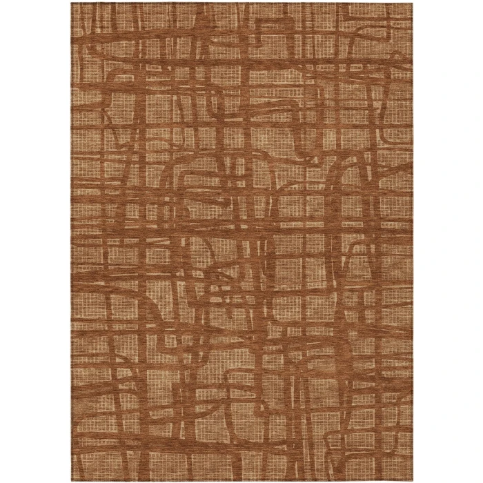 Addison Rugs Chantille Orange ACN2491 5ft. x 7ft.6in. Rect. Rug