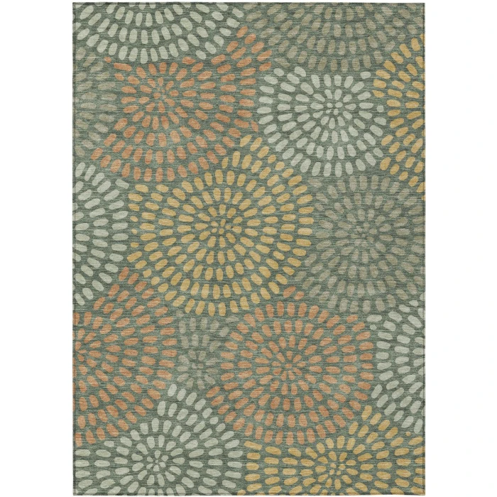 Addison Rugs Chantille Green ACN2492 5ft. x 7ft.6in. Rect. Rug