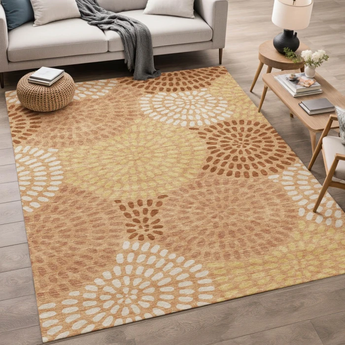 Addison Rugs Chantille Orange ACN2492 5ft. x 7ft.6in. Rect. Rug