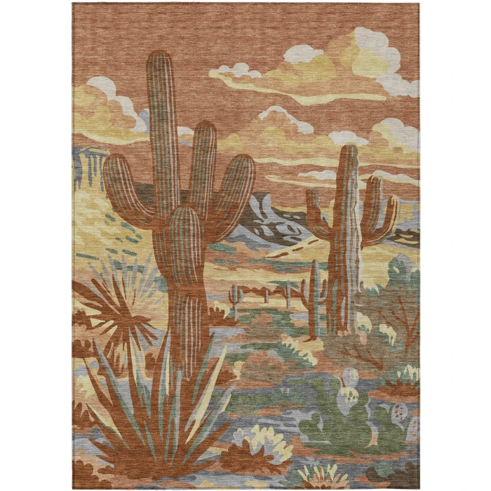 Addison Rugs Chantille Orange ACN2496 5ft. x 7ft.6in. Rect. Rug