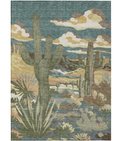 Addison Rugs Chantille Teal ACN2496 9ft. x 12ft. Rect. Rug