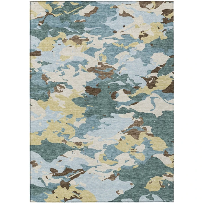 Addison Rugs Chantille Teal ACN2497 5ft. x 7ft.6in. Rect. Rug