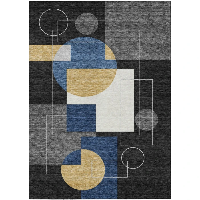 Addison Rugs Chantille Black ACN2500 8ft. x 10ft. Rect. Rug