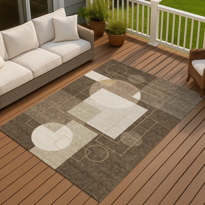 Addison Rugs Chantille Brown ACN2500 9ft. x 12ft. Rect. Rug