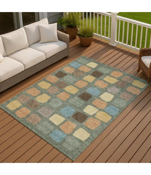 Addison Rugs Chantille Green ACN2501 8ft. x 10ft. Rect. Rug