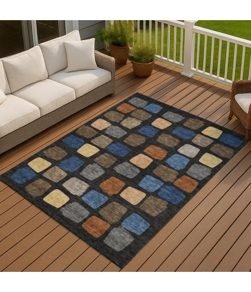Addison Rugs Chantille Black ACN2501 8ft. x 10ft. Rect. Rug