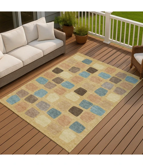 Addison Rugs Chantille Gold ACN2501 8ft. x 10ft. Rect. Rug