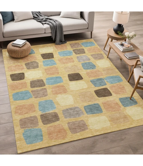Addison Rugs Chantille Gold ACN2501 8ft. x 10ft. Rect. Rug