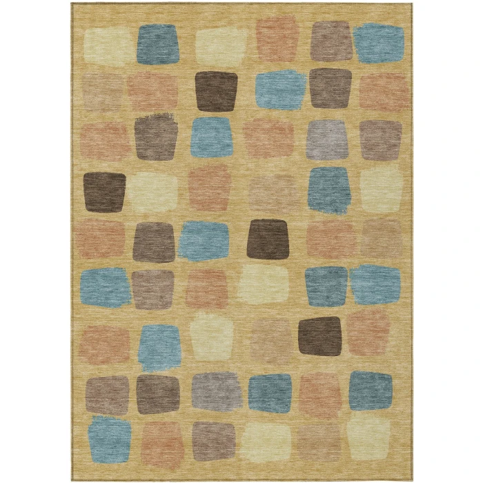 Addison Rugs Chantille Gold ACN2501 5ft. x 7ft.6in. Rect. Rug