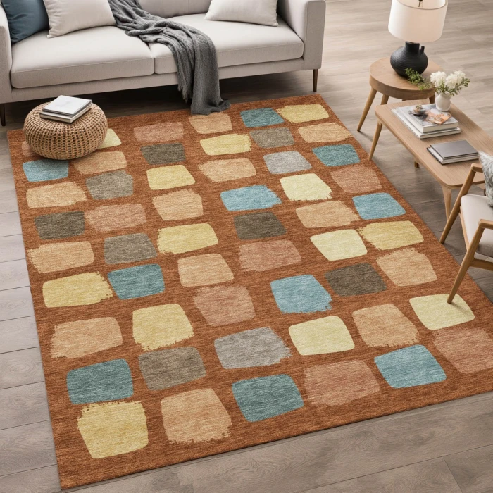 Addison Rugs Chantille Orange ACN2501 5ft. x 7ft.6in. Rect. Rug
