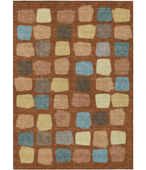 Addison Rugs Chantille Orange ACN2501 8ft. x 10ft. Rect. Rug