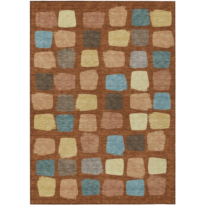 Addison Rugs Chantille Orange ACN2501 5ft. x 7ft.6in. Rect. Rug