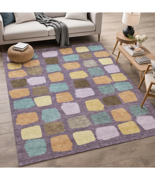 Addison Rugs Chantille Purple ACN2501 8ft. x 10ft. Rect. Rug