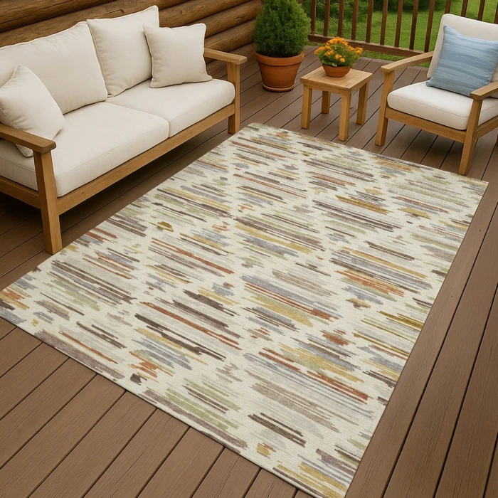 Addison Rugs Chantille Ivory ACN2502 5ft. x 7ft.6in. Rect. Rug