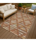 Addison Rugs Chantille Orange ACN2502 8ft. x 10ft. Rect. Rug