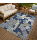Addison Rugs Chantille Blue ACN2503 5ft. x 7ft.6in. Rect. Rug