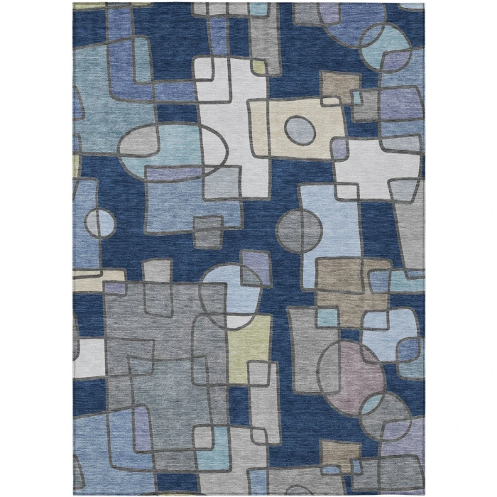 Addison Rugs Chantille Blue ACN2503 5ft. x 7ft.6in. Rect. Rug