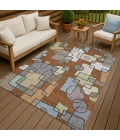 Addison Rugs Chantille Orange ACN2503 5ft. x 7ft.6in. Rect. Rug