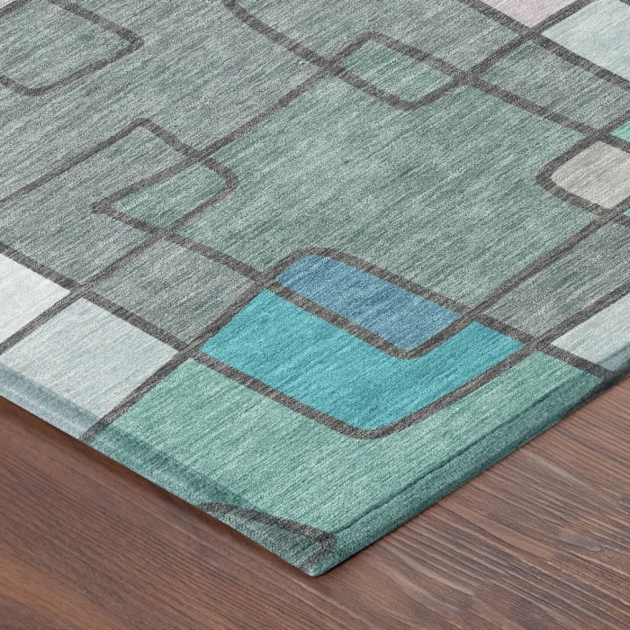 Addison Rugs Chantille Teal ACN2503 5ft. x 7ft.6in. Rect. Rug