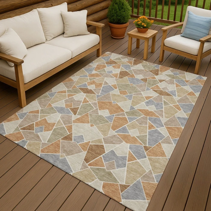Addison Rugs Chantille Orange ACN2504 5ft. x 7ft.6in. Rect. Rug