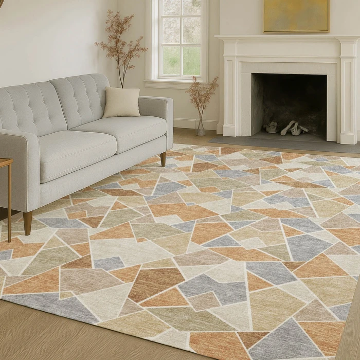 Addison Rugs Chantille Orange ACN2504 5ft. x 7ft.6in. Rect. Rug