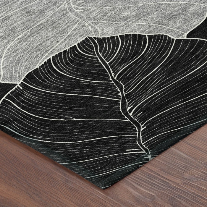 Addison Rugs Chantille Black ACN2506 9ft. x 12ft. Rect. Rug