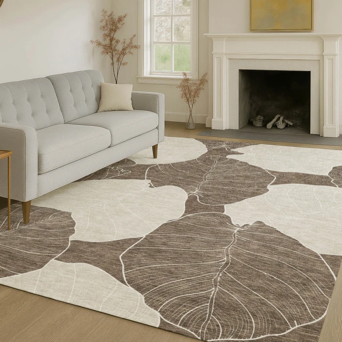 Addison Rugs Chantille Brown ACN2506 9ft. x 12ft. Rect. Rug