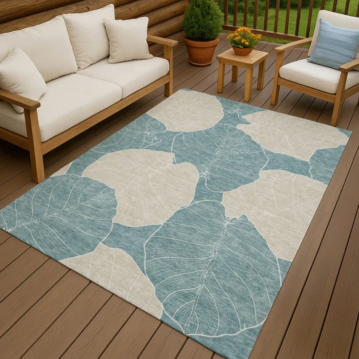 Addison Rugs Chantille Teal ACN2506 9ft. x 12ft. Rect. Rug