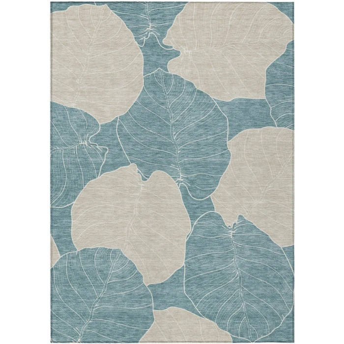 Addison Rugs Chantille Teal ACN2506 9ft. x 12ft. Rect. Rug