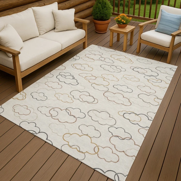 Addison Rugs Chantille Ivory ACN2508 5ft. x 7ft.6in. Rect. Rug