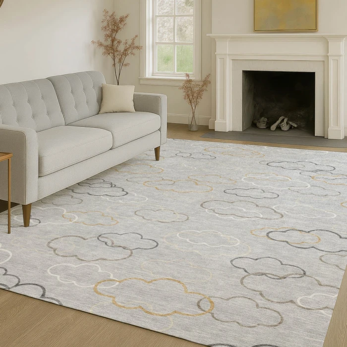 Addison Rugs Chantille Gray ACN2508 5ft. x 7ft.6in. Rect. Rug