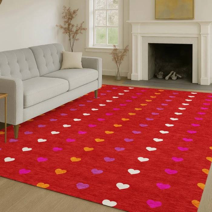 Addison Rugs Chantille Red ACN2510 5ft. x 7ft.6in. Rect. Rug
