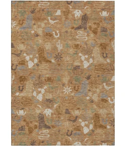 Addison Rugs Chantille Orange ACN2512 5ft. x 7ft.6in. Rect. Rug