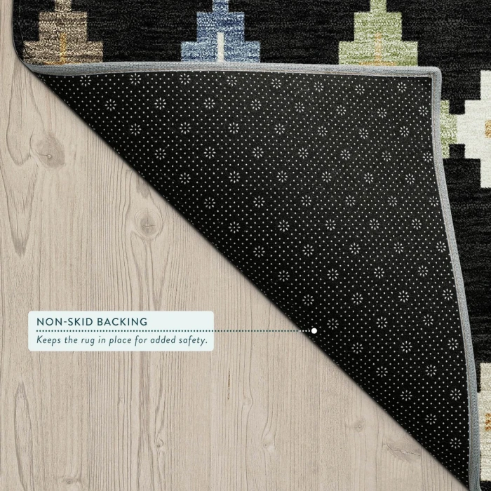 Addison Rugs Chantille Black ACN2513 8ft. x 10ft. Rect. Rug