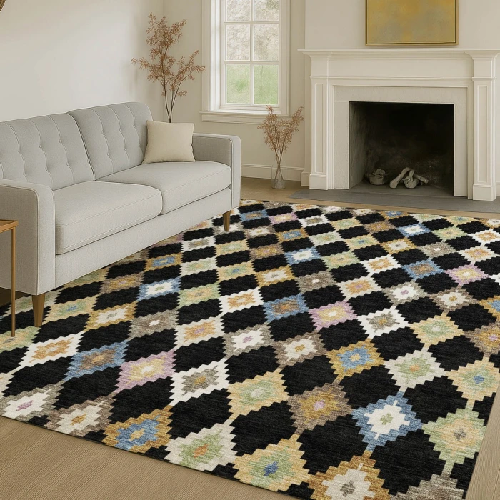 Addison Rugs Chantille Black ACN2513 8ft. x 10ft. Rect. Rug