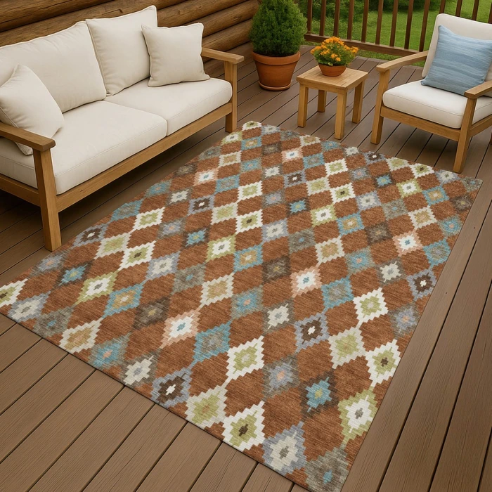 Addison Rugs Chantille Orange ACN2513 8ft. x 10ft. Rect. Rug