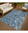 Addison Rugs Chantille Blue ACN2514 8ft. x 10ft. Rect. Rug