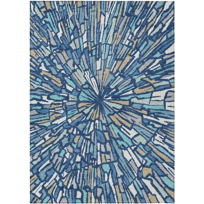 Addison Rugs Chantille Blue ACN2514 8ft. x 10ft. Rect. Rug