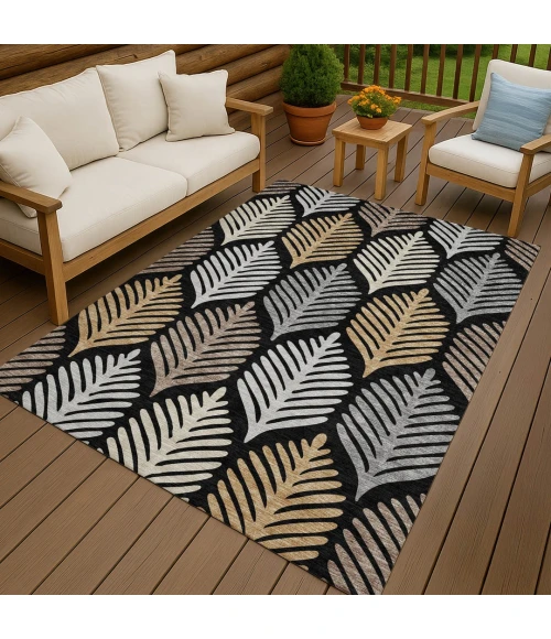 Addison Rugs Chantille Black ACN2515 5ft. x 7ft.6in. Rect. Rug