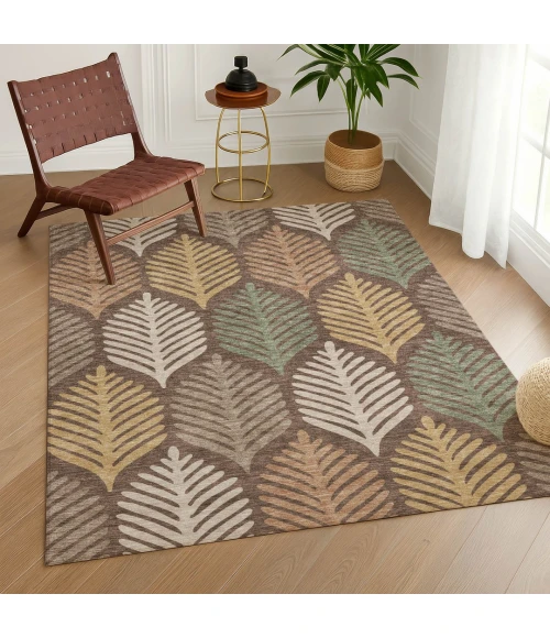 Addison Rugs Chantille Brown ACN2515 5ft. x 7ft.6in. Rect. Rug