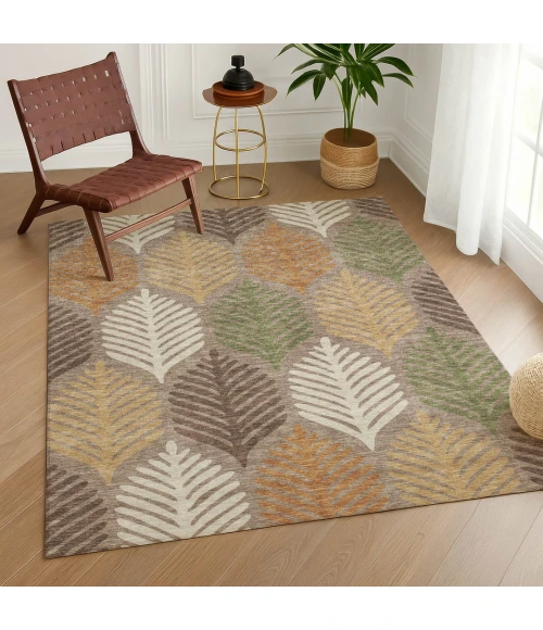 Addison Rugs Chantille Brown ACN2515 5ft. x 7ft.6in. Rect. Rug