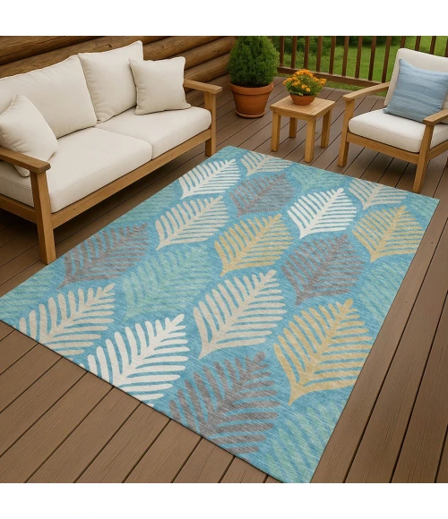 Addison Rugs Chantille Teal ACN2515 5ft. x 7ft.6in. Rect. Rug