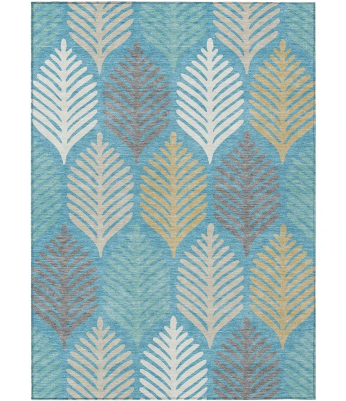 Addison Rugs Chantille Teal ACN2515 5ft. x 7ft.6in. Rect. Rug